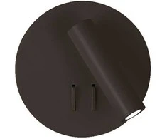 6+3W LED sieninis šviestuvas MOBY, juodas, 3000K, 4188201