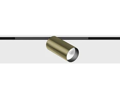 6,3W LED šviestuvas TUB S A 60 į magnetinę sistemą MICRO_LINE, žalvario/juodos sp., 3000K, 36°