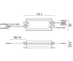 6,3W LED užglaistomas šviestuvas INVISIBLE MINI R, juodas, 3000K, IP44