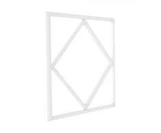 64W LED panelė - šviečiantis rėmelis, 60x60cm, baltas, 6500K