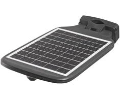 6,5W LED gatvės šviestuvas su saulės baterija LUXOR, antracito sp., 3000K, IP65