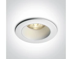 6,5W LED įleidžiamas šviestuvas, baltas, 3000/3500/4000K, 10107K/W/V