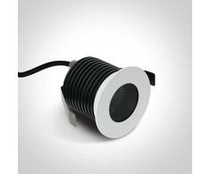6,5W LED įleidžiamas šviestuvas, baltas, 3000K, 10107H/W/W