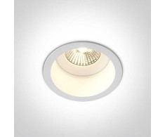 6,5W LED įleidžiamas šviestuvas, baltas, 4000K, 10107WD/W/C