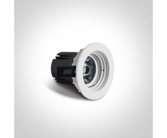 6,5W LED įleidžiamas šviestuvas, juodas, 3000K, 10107K/B/W