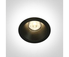 6,5W LED įleidžiamas šviestuvas, juodas, 3000/3500/4000K, 10107WP/B/V