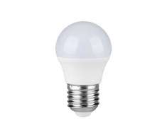 V-tac 6,5W LED lemputė, E27, G45, 6500K, 180°, CREE LED chip