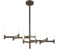 65W LED pakabinamas šviestuvas, bronzos/baltos sp., 2700/3000K, dimeriuojamas, 26124