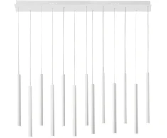 65W LED pakabinamas šviestuvas PYPE, baltas, CCT