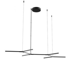 65W LED pakabinamas šviestuvas STICK, juodas, 3000K, dimeriuojamas, 01-2797