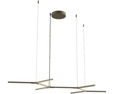 65W LED pakabinamas šviestuvas STICK, matinės žalvario sp., 3000K, dimeriuojamas, 01-2796