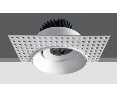 6,5W LED užglaistomas pakreipiamas šviestuvas, baltas, 3000K, 11107BT/W/W