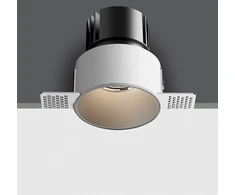 6,5W LED užglaistomas šviestuvas, baltas, 3000/3500/4000K, 10107BT/W/V