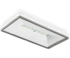 Tm Technologie 6,5W paviršinis evakuacinis šviestuvas ONTEC S M2, baltas, su 3h avariniu moduliu