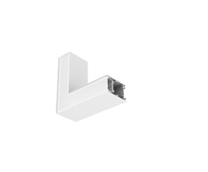 6,90W LED linijinio šviestuvo OFFICE LINEAR L formos sujungimas, baltas, 3000/4000K, mikroprizmatinis dangtelis