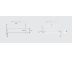 Avarinis modulis PRIMUS LED HP 6W 2H AT, skirtas LED panelėms 20-80VDC
