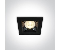 6W LED įleidžiamas šviestuvas, juodas, 3000K, 50106B/B/W