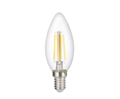 6W filamentinė LED lemputė E14, 2700K, stiklinė