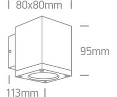 6W LED cilindro formos šviestuvas, antracito sp., 3000K, 67138F/AN/W