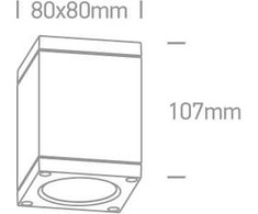 6W LED cilindro formos šviestuvas, pilkas, 3000K, 67138D/G/W