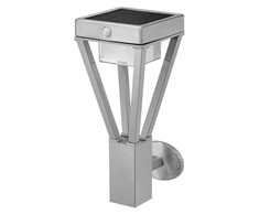 Ledvance 6W LED fasado šviestuvas ENDURA STYLE SOLAR BOUQUET, plieno sp., 3000K, su sensorium