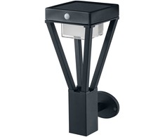 Ledvance 6W LED fasado šviestuvas ENDURA STYLE SOLAR BOUQUET, juodas, 3000K, su sensorium