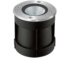 6W LED įleidžiamas į žemę lauko šviestuvas, plieno sp., 3000K, E189