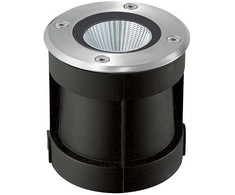 6W LED įleidžiamas į žemę lauko šviestuvas, plieno sp., 3000K, E189