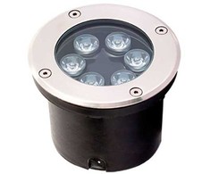 6W LED įleidžiamas į žemę šviestuvas LOTUS, sidabro sp., 3100K, 4186900