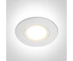 6W LED įleidžiamas šviestuvas, 4000K, 10106P/W/C