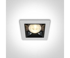 6W LED įleidžiamas šviestuvas, baltas, 3000K, 50106B/W/W