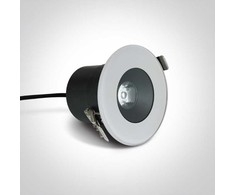 6W LED įleidžiamas šviestuvas, baltas, 3000K, IP65, 10106V/W/W