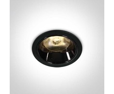 6W LED įleidžiamas šviestuvas, juodas, 3000K, 10106DC/B/W