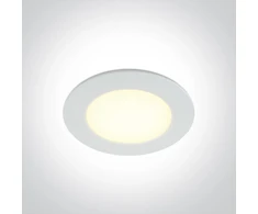 6W LED įleidžiamas vidaus/lauko šviestuvas, baltas, 2700/3000/4000K, dimeriuojamas, 10106P/W/V