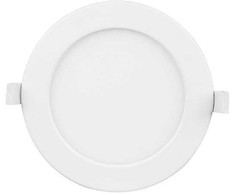 6W LED įmontuojama panelė, apvali, su maitinimo šaltiniu, dimeriuojama, šviesos spalva kintanti nuo 3000 iki 6000