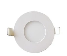 Bikuvalt 6W LED įmontuojama panelė HOROZ, apvali, su maitinimo šaltiniu, (2700K) šiltai balta, pakuotėje 2vnt