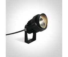 6W LED įsmeigiamas sodo šviestuvas, juodas, 7068/B/W