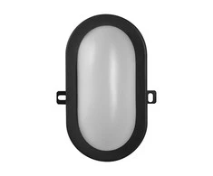 6W LED lauko plafonas BULKHEAD, juodas, 4000K, IP54
