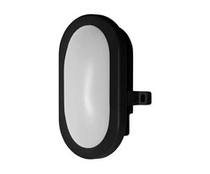6W LED lauko plafonas BULKHEAD, juodas, 4000K, IP54