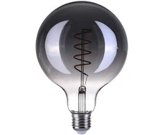 6W LED lemputė, E27, dūmų sp., 2200K, dimeriuojama