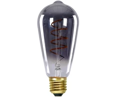 6W LED lemputė, E27, dūmų sp., 2200K, dimeriuojama