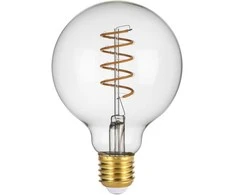 6W LED lemputė, E27, skaidri, 2200K, dimeriuojama