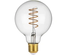 6W LED lemputė, E27, skaidri, 2200K, dimeriuojama
