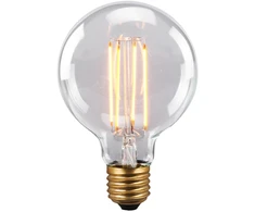 6W LED lemputė RETRO, E27, skaidri, 2200K