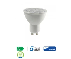 6W LED lemputė V-TAC, GU10, 6400K (šaltai balta), SAMSUNG LED chip