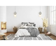 6W LED pakabinamas šviestuvas PIEVE, pilkos/matinės baltos sp., 3000K
