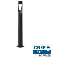 6W LED pastatomas lauko šviestuvas, juodas, 3000K, IP65, CREE LED chip