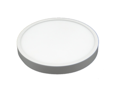 6W LED paviršinė panelė, 3000K, IP44, balta