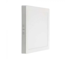 6W LED paviršinė panelė, kvadratinė, balta, 3000K