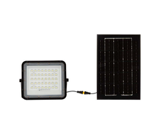 V-tac 6W LED prožektorius su saulės baterija, juodas, 4000K